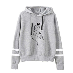 Pull à capuche - Heart Finger - K-Pop France