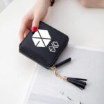 Porte monnaie EXO en similicuir - K-Pop France