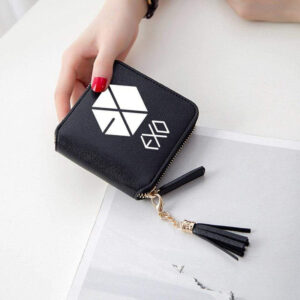 Porte monnaie EXO en similicuir - K-Pop France