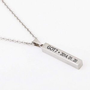 Collier GOT7 - Chaîne Argentée - K-Pop France