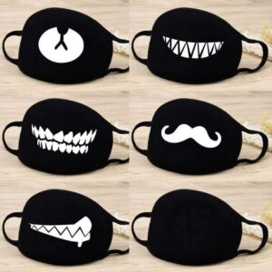 Masque coréen - Motif bouche - K-Pop France