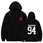 Sweat Monsta X - Membre groupe Noir - K-Pop France