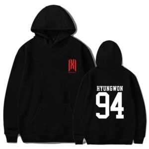 Sweat Monsta X - Membre groupe Noir - K-Pop France