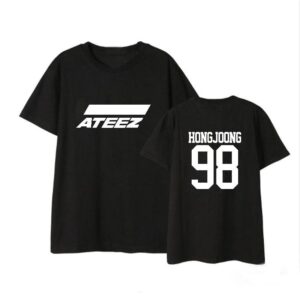 T shirt Groupe ATEEZ Noir - K-Pop France