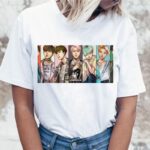 T-Shirt BTS - Dessin du groupe - K-Pop France