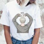 T-Shirt BTS - Dessin coeur de dos - K-Pop France