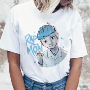 T-Shirt BTS - Rap Monster Bleu - K-Pop France