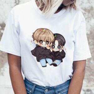 T-Shirt BTS - Jungkook Taehyung Kawaii - K-Pop France