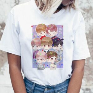 T-Shirt BTS - Groupe Kawaii - K-Pop France