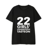T-Shirt Girls Generation - 10th Anniversary Noir - K-Pop France