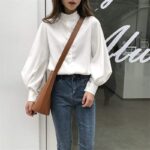 Chemisier Ulzzang Blanc - K-Pop France
