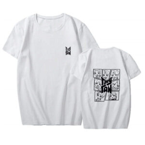 T-Shirt BTS Tiny Tan Blanc - K-Pop France