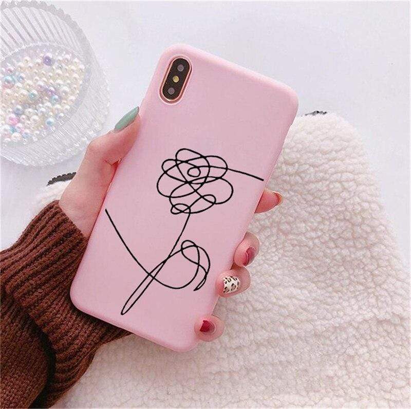 Coque BTS - Love Yourself Rose - K-Pop France