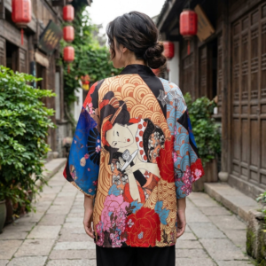 Veste Kimono Geisha - K-Pop France