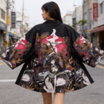 Veste Kimono Femme Samourai - K-Pop France