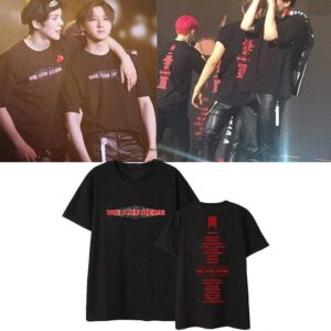 T-Shirt Monsta X - We are Here Black - K-Pop France
