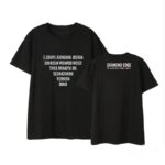 T-Shirt Seventeen - Concert Member - K-Pop France