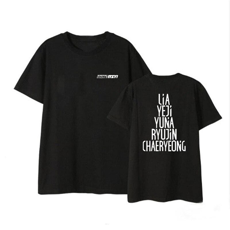 T-Shirt Itzy - Membres Groupe - K-Pop France