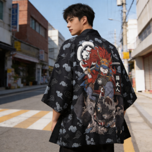 Kimono Streetwear Samourai - K-Pop France