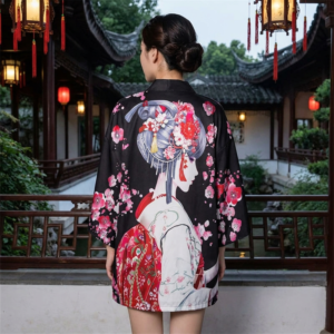 Kimono Streetwear Geisha - K-Pop France