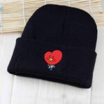 Bonnet BT21 Noir - K-Pop France