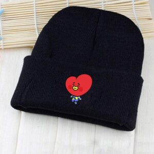 Bonnet BT21 Noir - K-Pop France