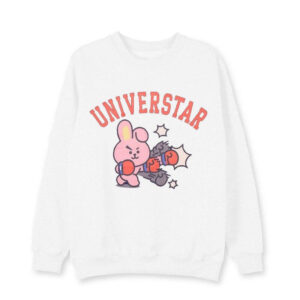 Pull BT21 Shooky Blanc - K-Pop France