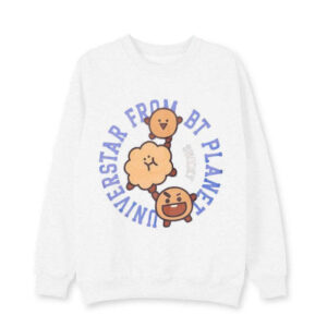 Pull BT21 Shooky Blanc - K-Pop France