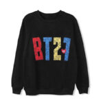 Pull BT21 Noir - K-Pop France