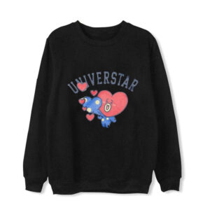 Pull BT21 Tata Noir - K-Pop France