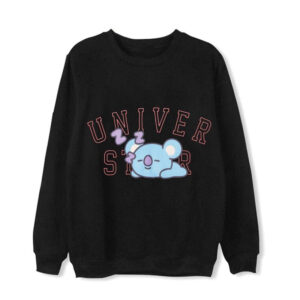 Pull BT21 Koya Noir - K-Pop France