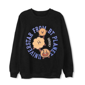 Pull BT21 Shooky Noir - K-Pop France
