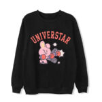 Pull BT21 Cookie Noir - K-Pop France