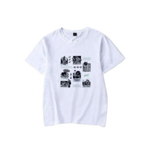 T-Shirt BT21 Gang Blanc - K-Pop France