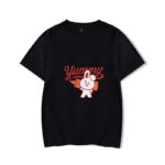 T-Shirt BT21 Cooky Noir Yummy - K-Pop France