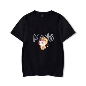 T-Shirt BT21 Mang Noir - K-Pop France