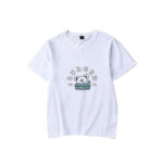 T-Shirt BT21 Koya Blanc Burger - K-Pop France
