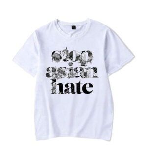 T-Shirt Stop Asian Hate Slogan - K-Pop France