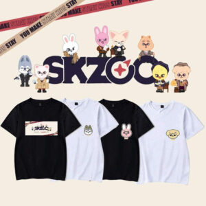 T-Shirt Stray Kids - SKZOO Blanc - K-Pop France