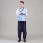 Hanbok Homme Bleu - K-Pop France