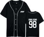 T-Shirt Ateez Cardigan Noir - K-Pop France