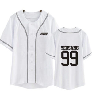T-Shirt Ateez Cardigan Blanc - K-Pop France
