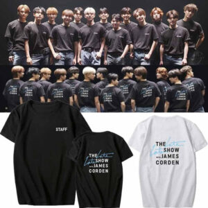 T-Shirt Seventeen The Late Show - K-Pop France