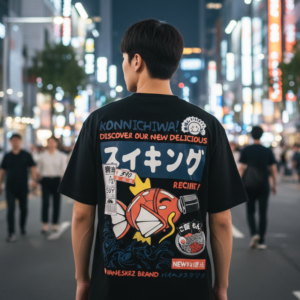 T-Shirt Vintage Japonais - K-Pop France