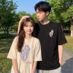 T-shirt Korean pour Couple - K-Pop France