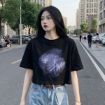 Crop T-shirt Femme - K-Pop France