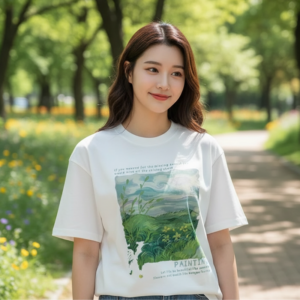 T-shirt Korean Imprimé - K-Pop France