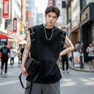 Débardeur Style Métal - K-Pop France