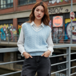 Pull Korean Sans Manches - K-Pop France