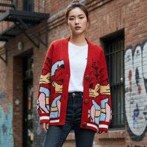 Pull Cardigan Animé - K-Pop France
